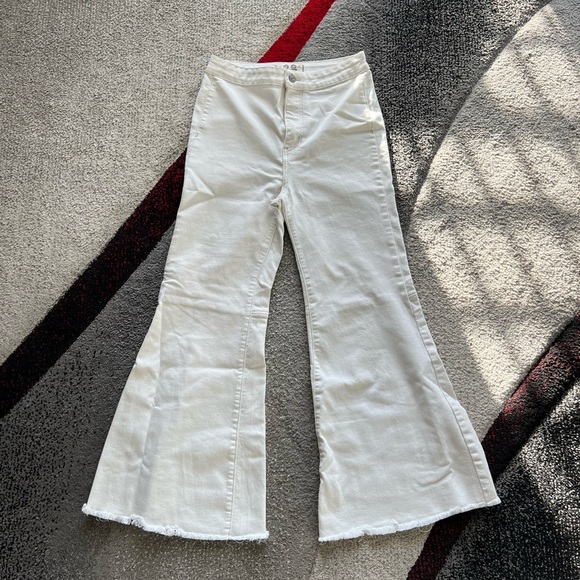 We The Free Ivory Flare Leg Jeans - Picture 1 of 4